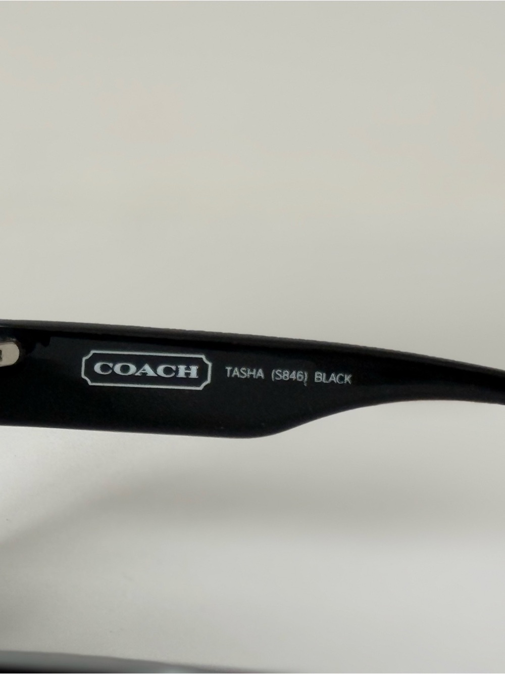 COACH Black Logo Women’s Sunglasses - Classic Designer Style - Picture 3 of 5
